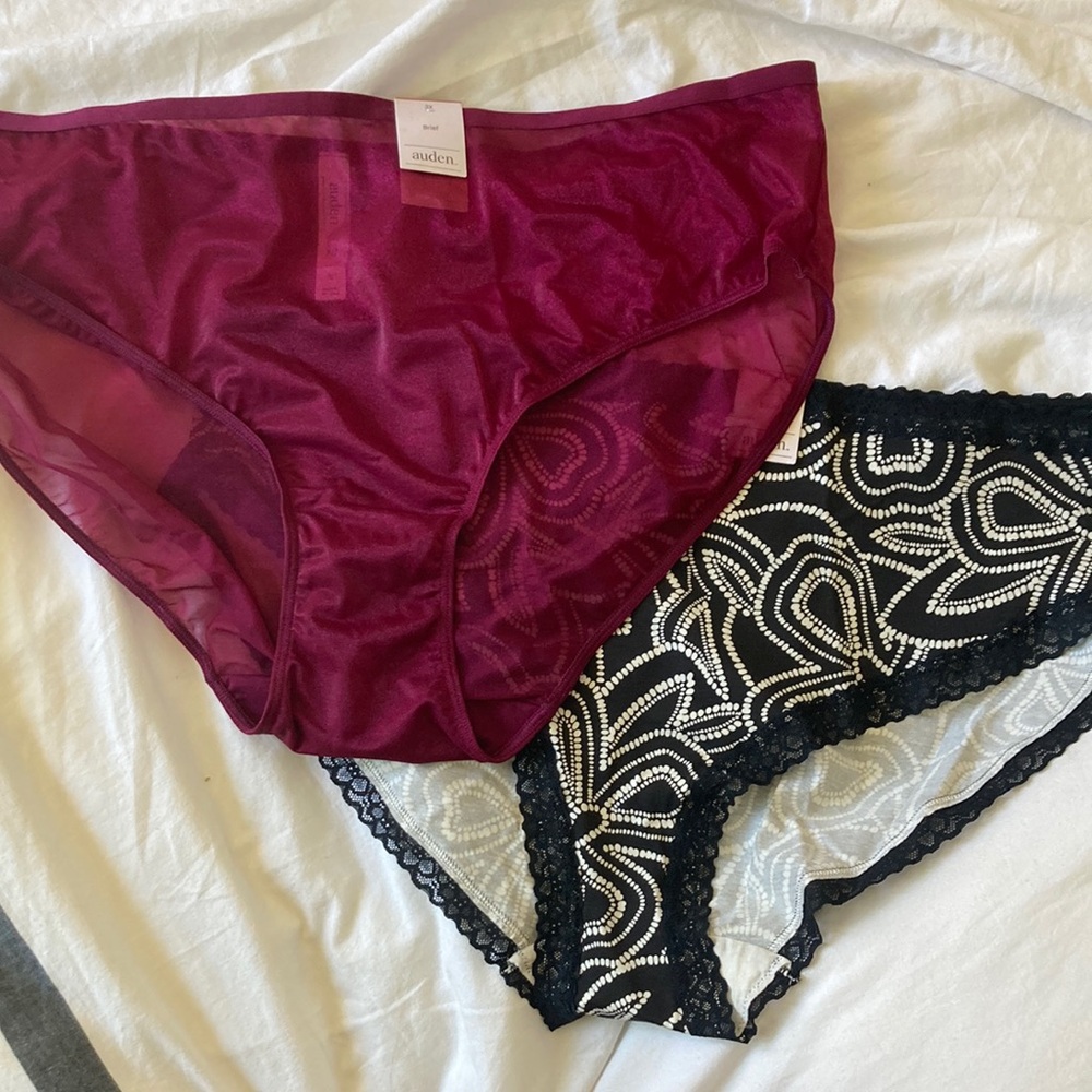 NWT Auden 2-pc 3X underwear set